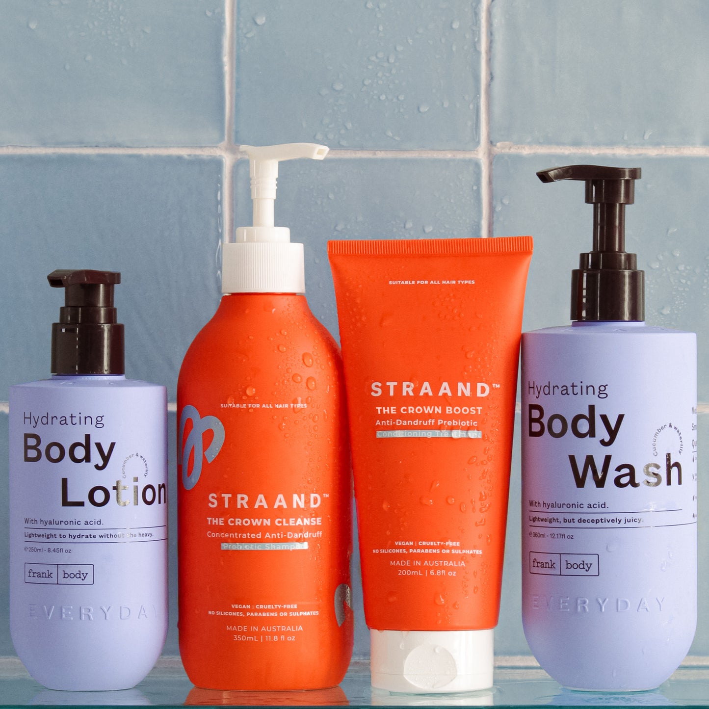 Everyday by Frank Body x STRAAND Everything Shower Kit