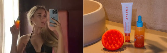 Hot Girls Do Scalp Care While They Sauna
