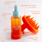 The Scalp Detox Set removes product build up and stimulates the scalp and hair follicles