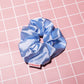 XL Satin Scrunchie on pink tile background