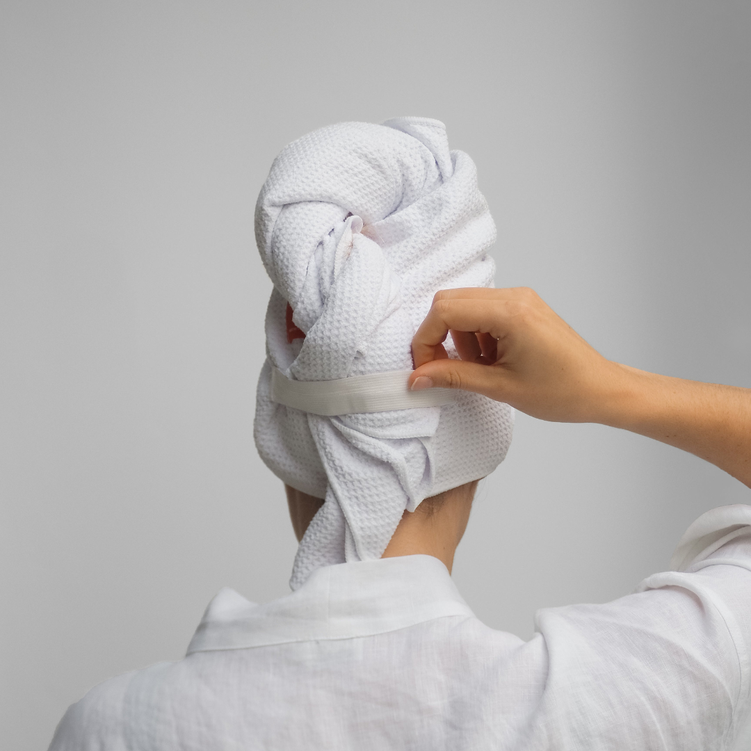 Woven Microfibre Hair Towel