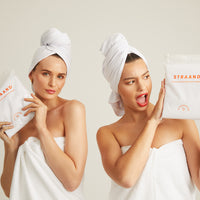 Woven Microfibre Hair Towel (2-pack)