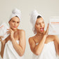 Woven Microfibre Hair Towel (2-pack)