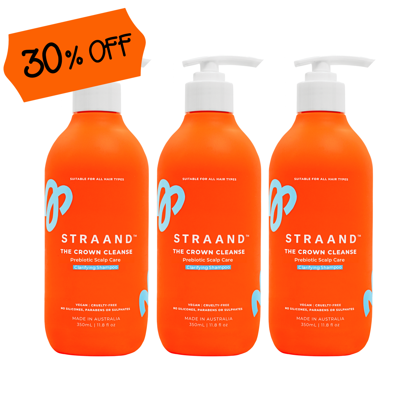 UGLY Crown Cleanse Shampoo (3-pack)